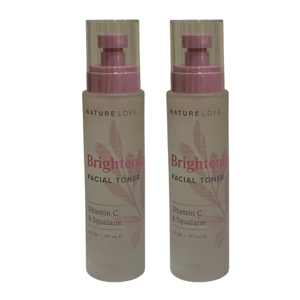 Nature Love Brightening Facial Toner -Vitamin C & Squalane 6 fl oz / 177 ml New